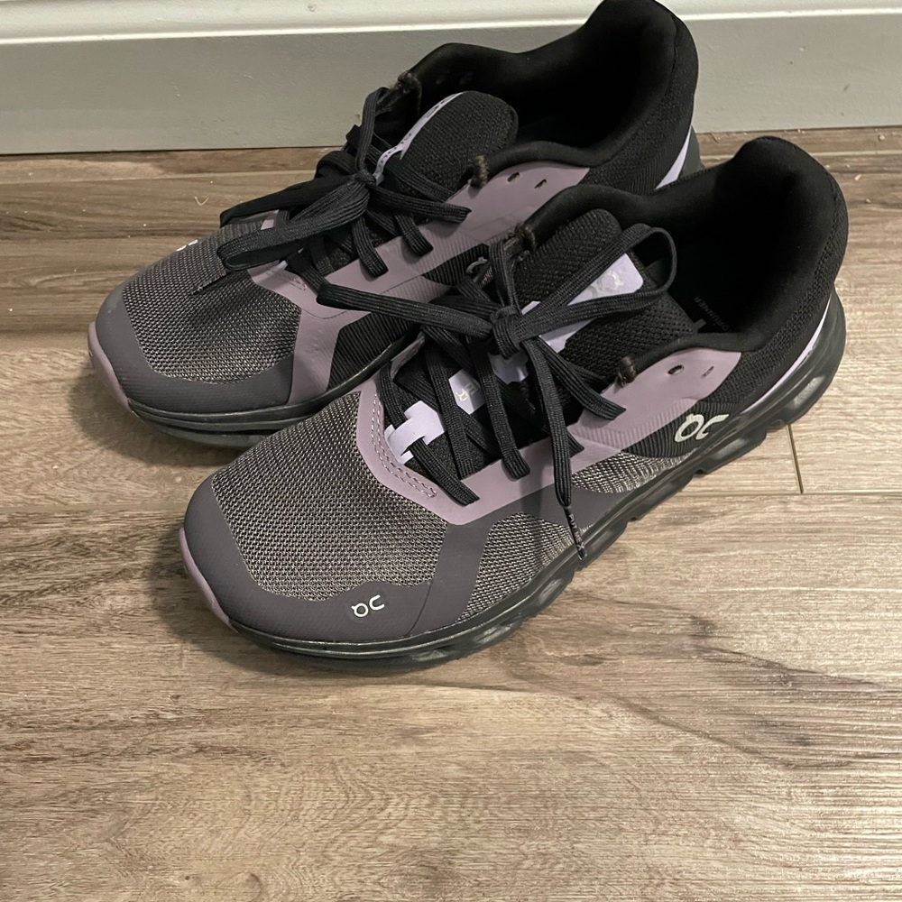 On Cloud Cloudrunner Running Black and Purple Wom… - image 3